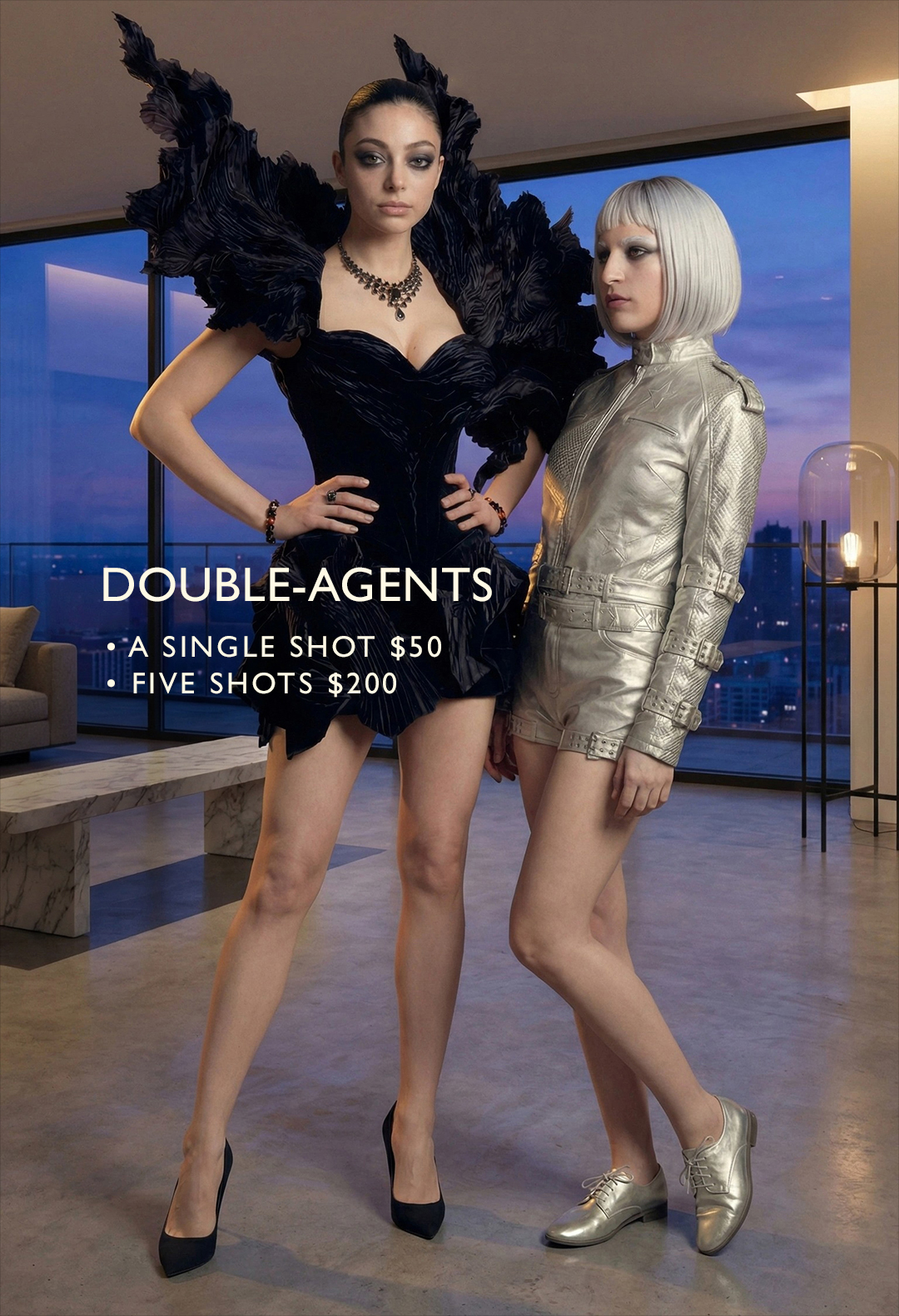 Ahoo, Ahu, Agent Ahu, Rita Rahimi, rrfana, FANA, Multi-Avatar Scenes	•	Single Image (Multiple Avatars)   $50	•	5 Image Pack (Multiple Avatars)   $200