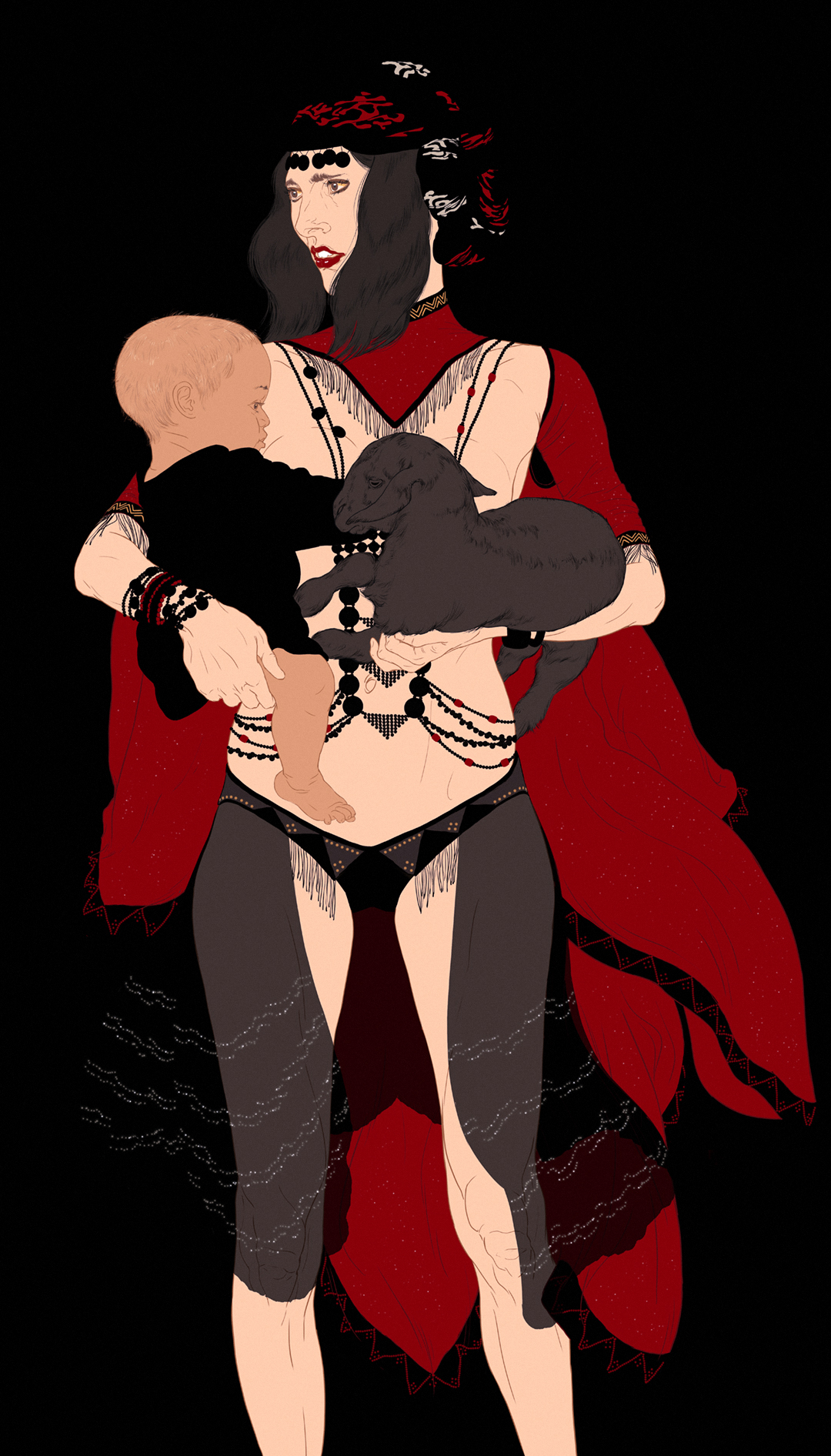 2d art digital painting illustration by Rita Rahimi , RR , rrfana , Ramin Rahimi , ریتا رحیمی ، رامین رحیمی