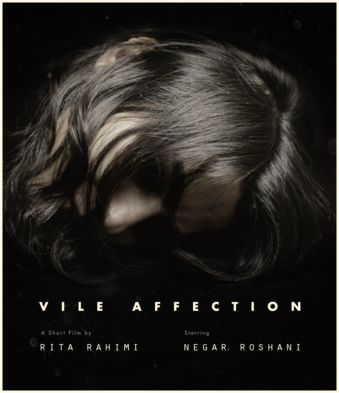 Poster art for short film Vile Affection by Rita Rahimi