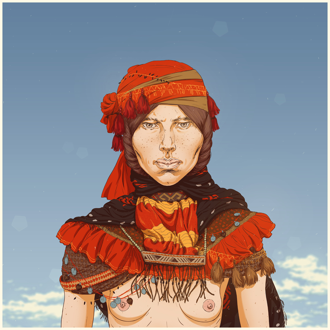 2d art digital painting illustration by Rita Rahimi , RR , rrfana , Ramin Rahimi , ریتا رحیمی ، رامین رحیمی